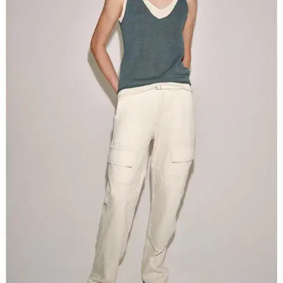 [BUNJANG] ZARA Knit Combo Top S / 자라 니트콤비탑 s