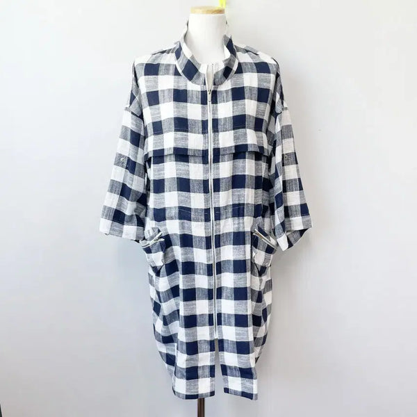 [BUNJANG] Oasis Secon Linen Field Jacket / 오즈세컨 여성 린넨 야상자켓 55 진스센스
