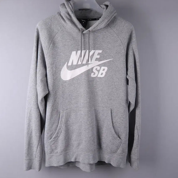 [BUNJANG] Nike SB Icon Pullover Hoodie Grey (L) / 나이키 SB 아이콘 풀오버 후드 그레이 (L) 5460
