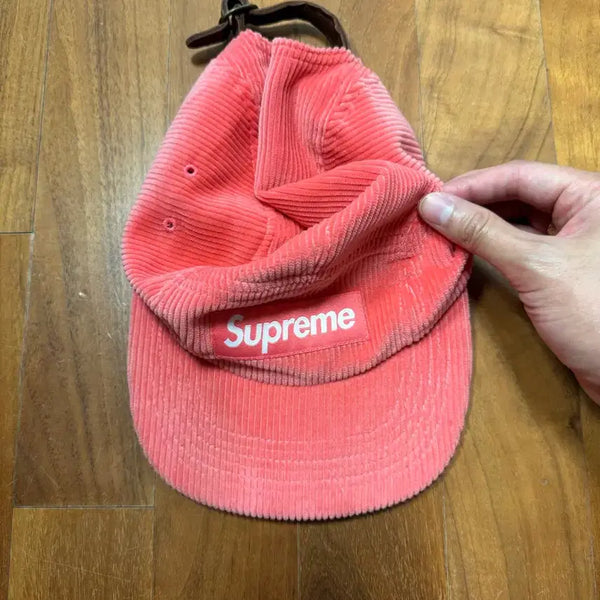 [BUNJANG] Supreme 25FW Corduroy Cap Light Red / 슈프림 supreme 25fw 코듀로이 캡 판매합니다