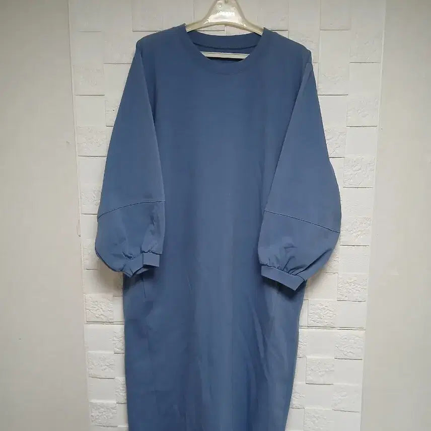 [BUNJANG] Long Sleeve Dress Blue / 새거)긴팔 원피스 블루