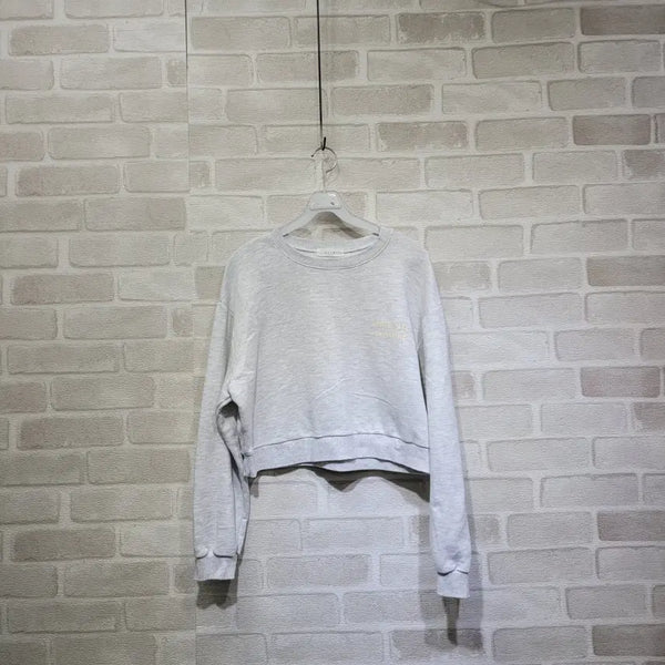 [BUNJANG] Cropped Sweatshirt / ㅎ1464 크롭 맨투맨 F