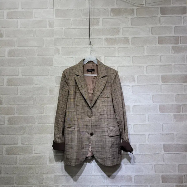 [BUNJANG] Checkered Jacket Size 77 / ㅎ1466 체크 자켓 77