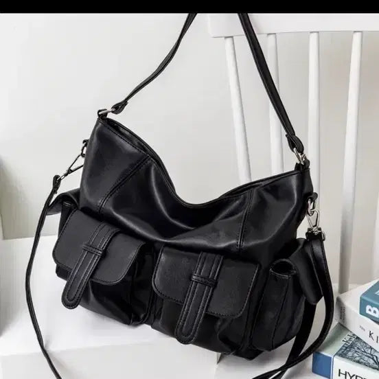 [BUNJANG] Black Shoulder Bag / 블랙 숄더백 / 숄더백