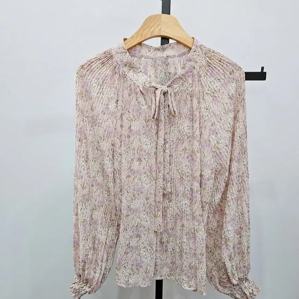 [BUNJANG] Flower Blouse / 새제품 플라워 블라우스