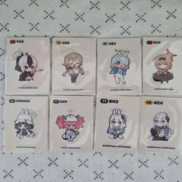 [BUNJANG] Blue Archive Sticker Collection / [개당 가격]블루아카이브 띠부씰 모음 1