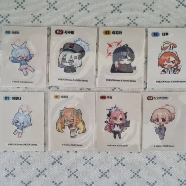 [BUNJANG] Blue Archive Sticker Collection / [개당 가격]블루아카이브 띠부씰 모음 2