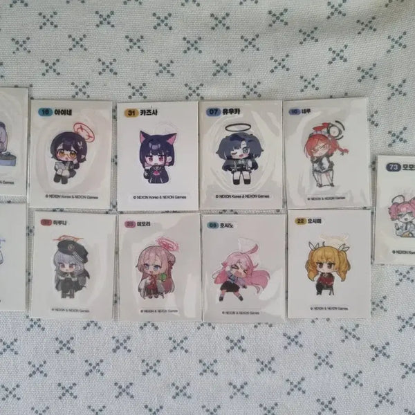 [BUNJANG] Blue Archive Sticker Collection (Set 5) / [개당 가격]블루아카이브 띠부씰 모음 5