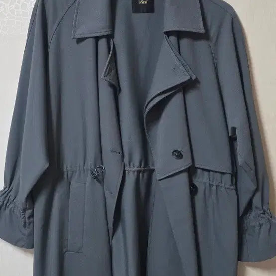 [BUNJANG] Gray Trench Coat / [브랜드명 미상] 그레이 트렌치코트