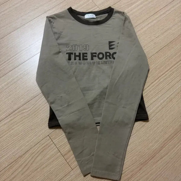 [BUNJANG] Khaki Long Sleeve T-Shirt / (새상품) 카키 긴팔 티셔츠