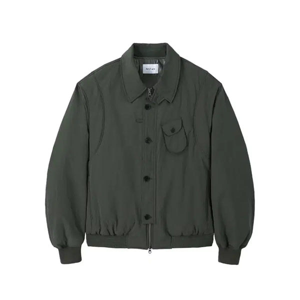 [BUNJANG] Artifects Solid Pocket MA-1 Bomber Jacket Moss Green L / 아트이프액츠 솔리드 포켓 ma-1 모스그린