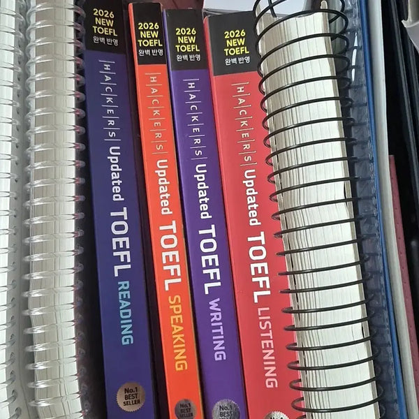 [BUNJANG] Hacker's TOEFL 2026 Revised Edition Complete Set / 해커스 토플 2026 개정판