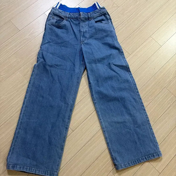 [BUNJANG] Adidas Collaboration Denim Pants / 아디다스콜라보청바지