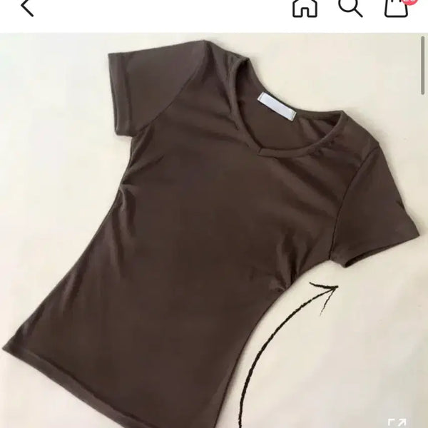 [BUNJANG] V-Neck T-Shirt / 브이넥