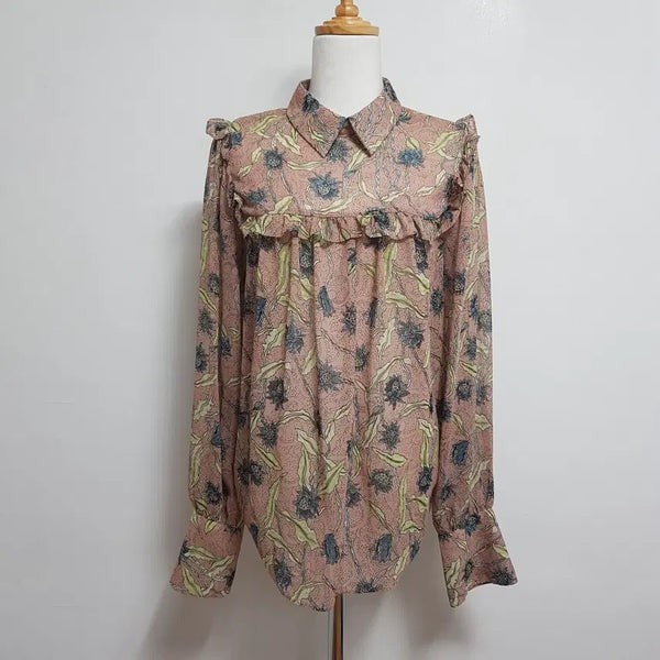 [BUNJANG] MOKHWASSI Pink Blouse - Women's Free Size / 6806/MOKHWASSI 여 free사이즈 핑크블라우스/내옷방