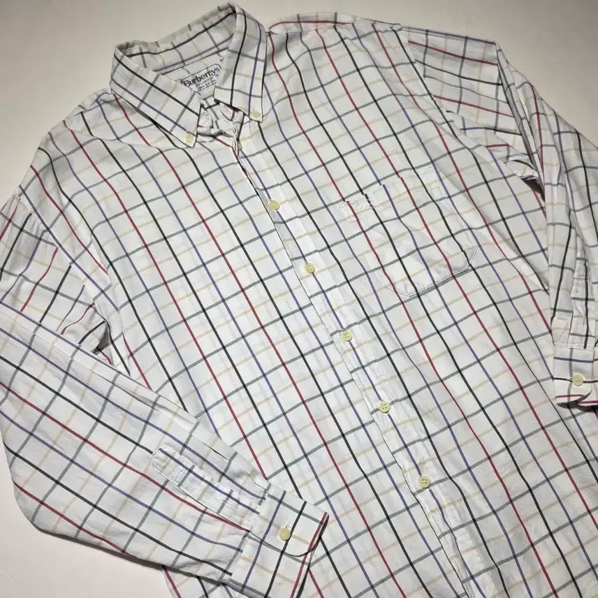 [BUNJANG] Burberry Check Pattern Shirt / 버버리 체크 패턴 셔츠