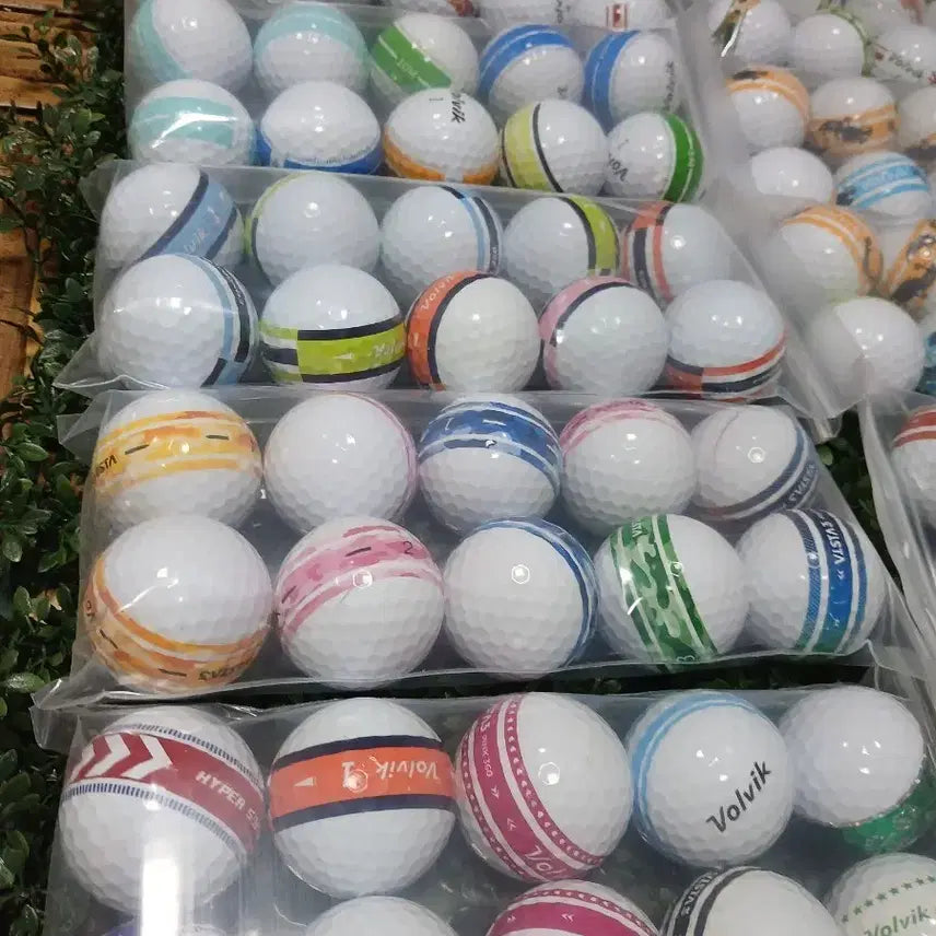 [BUNJANG] Volvik Putting Line Practice Golf Balls (Lost Balls) / 볼빅 퍼팅라인 볼 모음 st ,, 로스트볼