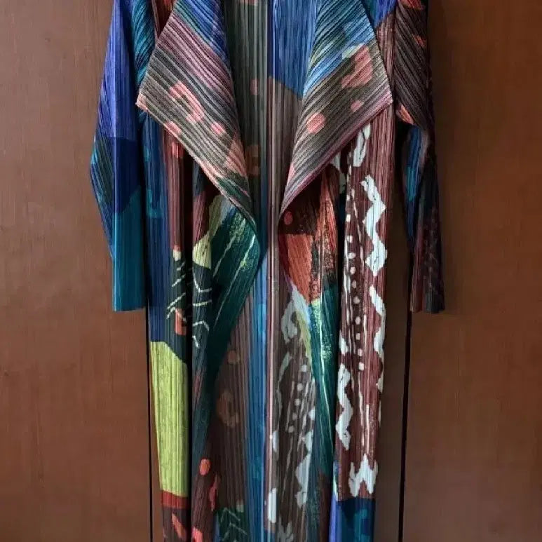 [BUNJANG] Pleated Long Cardigan / 플리츠 롱 가디건