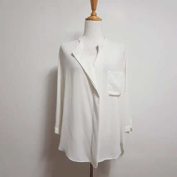 [BUNJANG] VIVIANLCE White Blouse (Free Size) / 6807/VIVIANLCE 여 free사이즈 화이트블라우스/내옷방