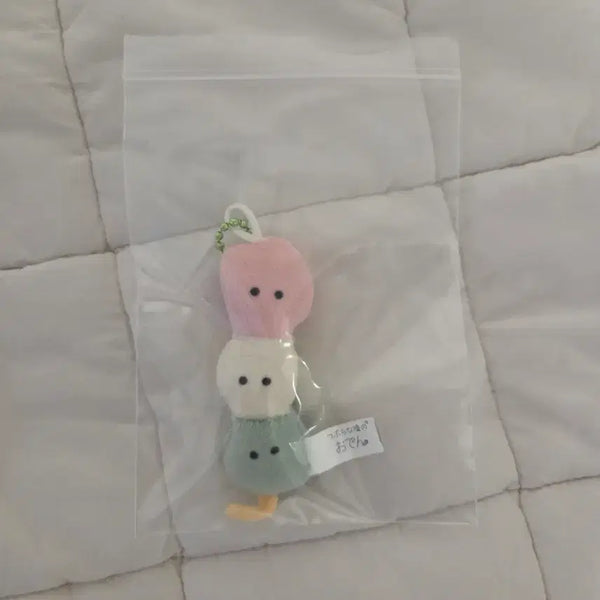 [BUNJANG] Dango Gacha Random Plush Keychain / 당고 가챠 랜덤 인형 키링