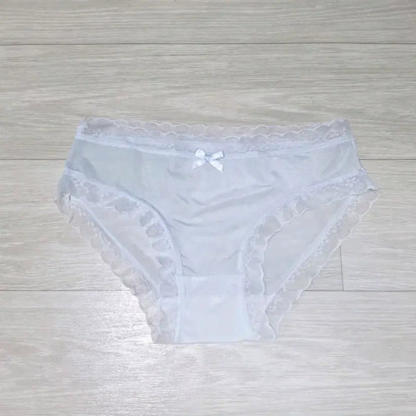 [BUNJANG] Sheer Seamless Panties Sky Blue / 시스루 심리스 팬티 중고 스카이블루