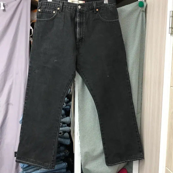 [BUNJANG] Levi's 517 Black Denim Bootcut Jeans / 00s 리바이스517 흑청 레귤러핏 부츠컷 허리36 기장27인치