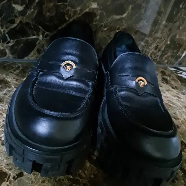 [BUNJANG] Versace Greca Portico Loafers / 베르사체 그레카 포르티코 로퍼 42(43)