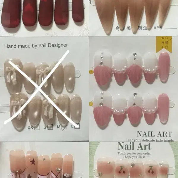 [BUNJANG] Handmade Nail Tips - M Size / 수제네일팁 M
