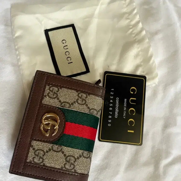 [BUNJANG] Gucci Ophidia Supreme Bifold Wallet / 급처, 사용x) 구찌 오피디아 수프림 반지갑