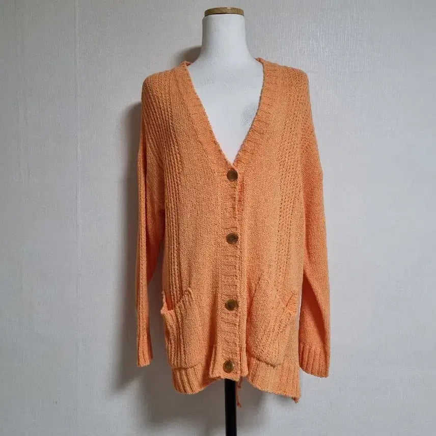 [BUNJANG] Orange Cardigan / K96 오렌지가디건
