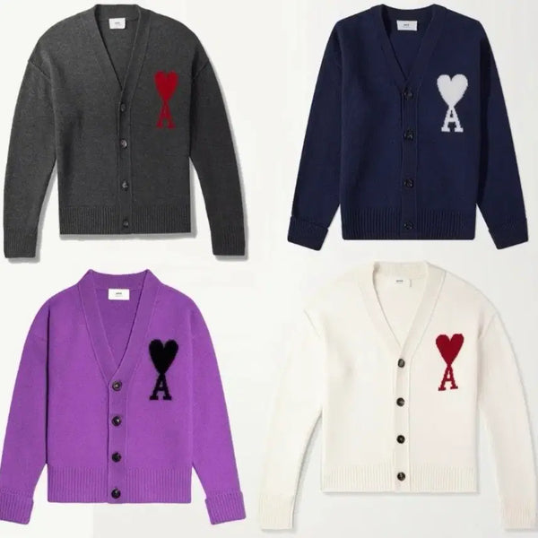 [BUNJANG] AMI Paris Big Heart Cardigan / 정품/새상품) 아미 빅하트 가디건