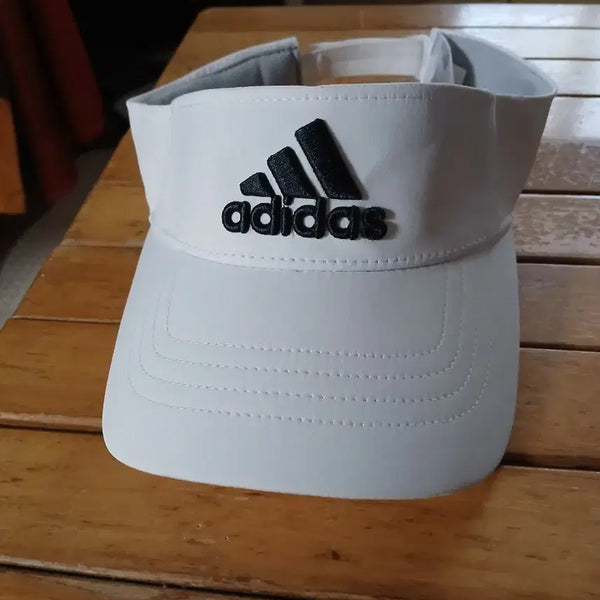 [BUNJANG] Adidas White Golf Sun Cap OSFM / 아디다스 화이트 골프 썬캡 OSFM