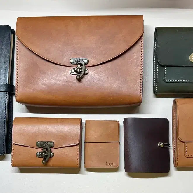 [BUNJANG] MaiBesson Leather Pouch & Diary Bundle Set / [오늘만 이가격] 마이베쏭 다꾸 가죽 파우치+다이어리 일괄