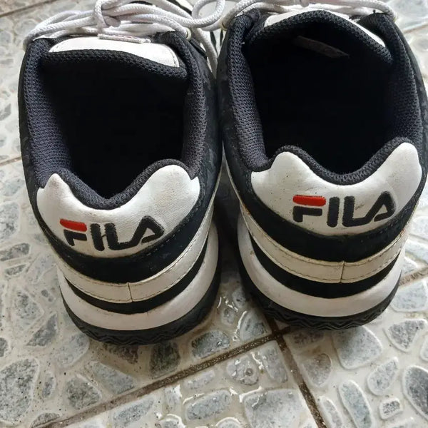 [BUNJANG] FILA Sneakers Black White / 휠라 운동화 블랙 화이트