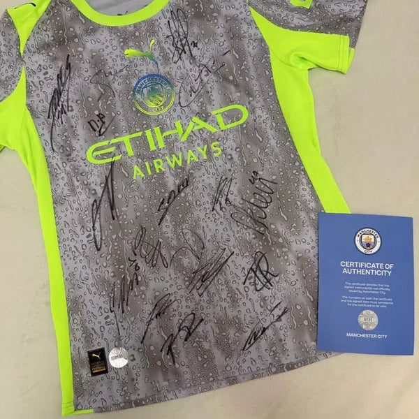 [BUNJANG] Manchester City 25-26 Third Signed Authentic Jersey / 맨시티 25-26 써드 싸인 유니폼