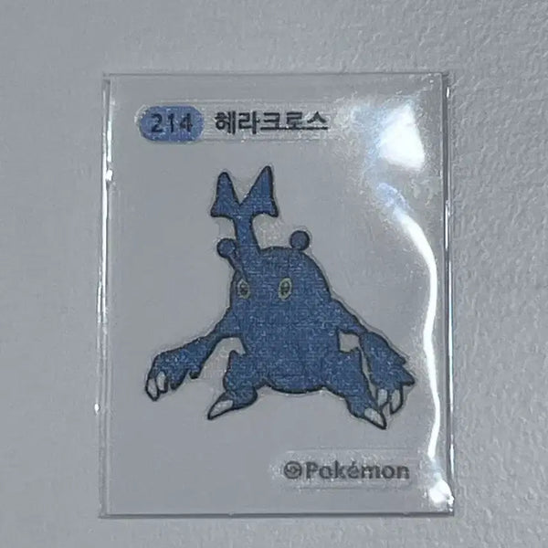[BUNJANG] Pokemon 214 Heracross Ppongdda Seal / 포켓몬 214 헤라크로스 띠부씰 판매