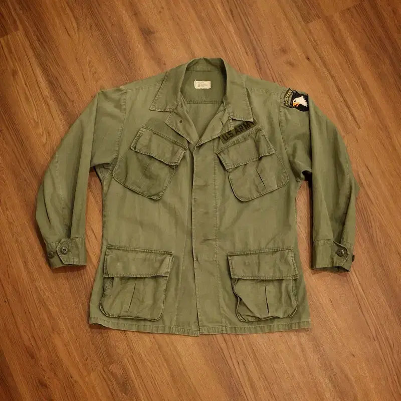 [BUNJANG] 1970s US Army Jungle Fatigue Jacket (Small/Short) / 70년대 빈티지 미군 정글퍼티그자켓 판매