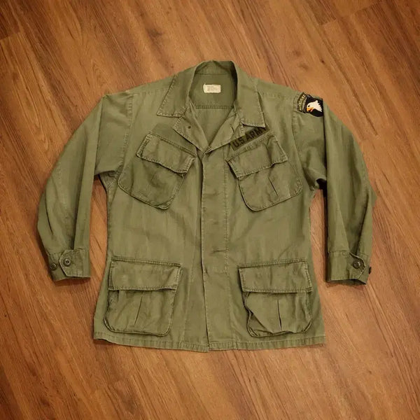 [BUNJANG] 1970s US Army Jungle Fatigue Jacket (Small/Short) / 70년대 빈티지 미군 정글퍼티그자켓 판매