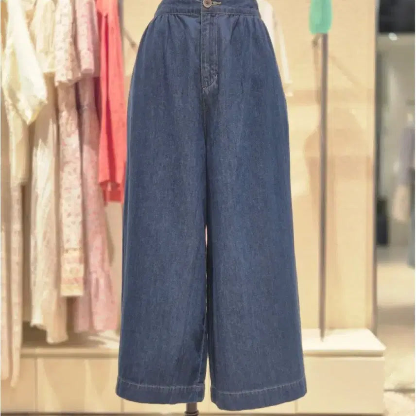 [BUNJANG] Thursday Island Denim Culottes / 써스데이아일랜드데님큐롯바지