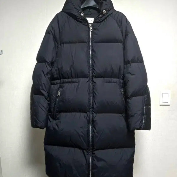 [BUNJANG] Sandro Down Padded Long Coat Black / 산드로 오리털 패딩
