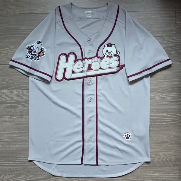 [BUNJANG] Kiwoom Heroes Lee Ju-hyeong Cheonbae & Friends Gray Jersey (Size 100) / 키움히어로즈 이주형 춘배와친구들 그레이 유니폼