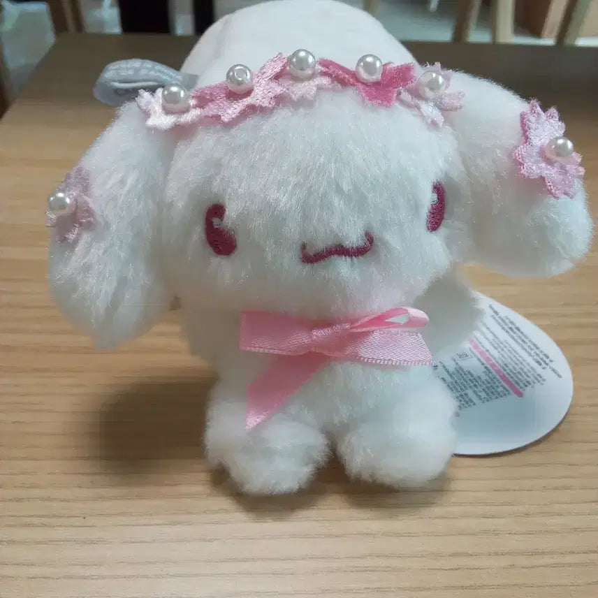 [BUNJANG] Cinnamoroll Pink Tone Bag Charm 8cm / 시나모롤 핑크톤 가방걸이 8cm