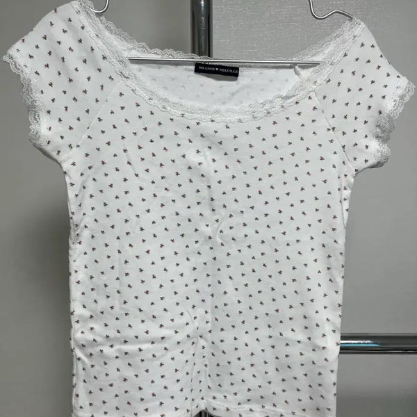 [BUNJANG] Brandy Melville Lace Top / 브랜디멜빌 레이스 탑