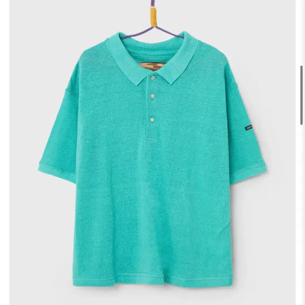 [BUNJANG] Outil Linen Polo T-Shirt / [S] outil 우티 폴로 티셔츠 리넨