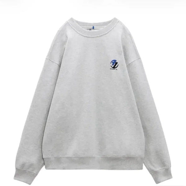 [BUNJANG] Ader Error Oversized Sweatshirt Grey / 자라 아더에러 오버사이즈 스웨트셔츠 그레이 맨투맨