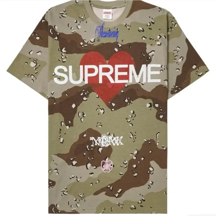 [BUNJANG] Supreme Announcing T-Shirt Camo / 슈프림 어나운싱 티셔츠 카모