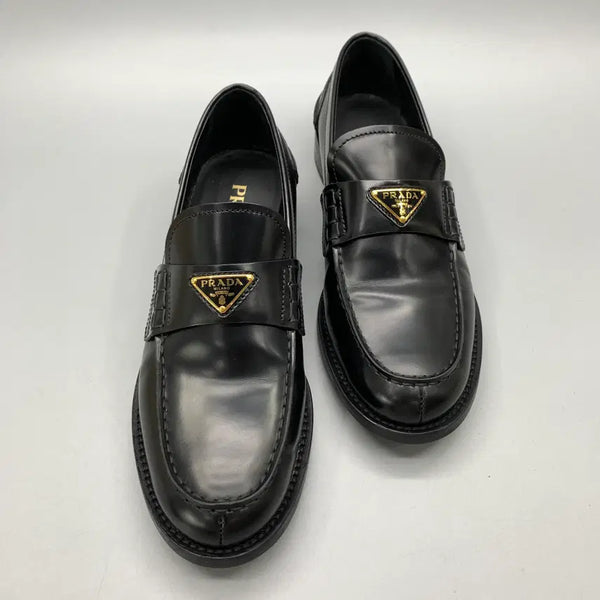 [BUNJANG] Prada Brushed Leather Loafers Size 38 / 267003946 프라다 브러시드 레더 로퍼 #38