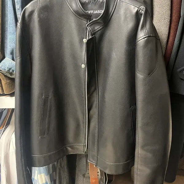 [BUNJANG] Dope Jason Leather Jacket / 도프제이슨 가죽자켓