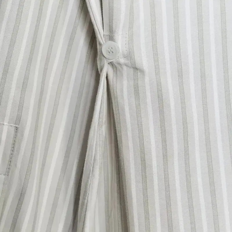 [BUNJANG] Zara Striped Button-Up Shirt XS / 새상품/ 자라 스트라이프 셔츠 XS (크게 나옴)