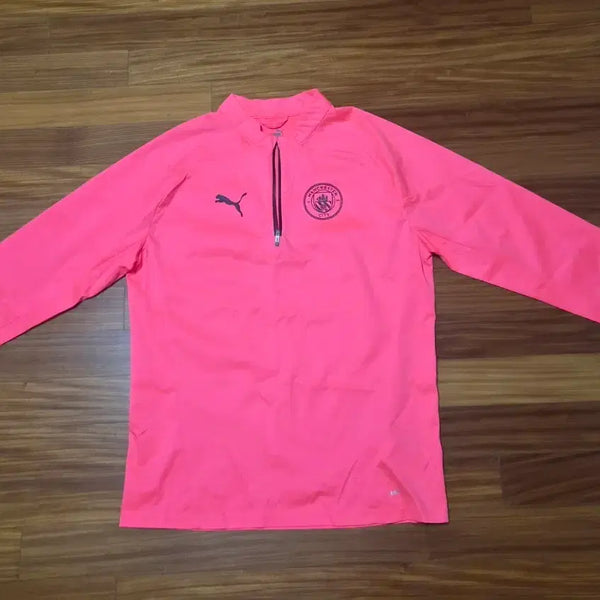 [BUNJANG] Manchester City Player Issue Half Zip Rain Top - Medium / 맨시티 지급용 하프 집업 레인 탑. 중고 M